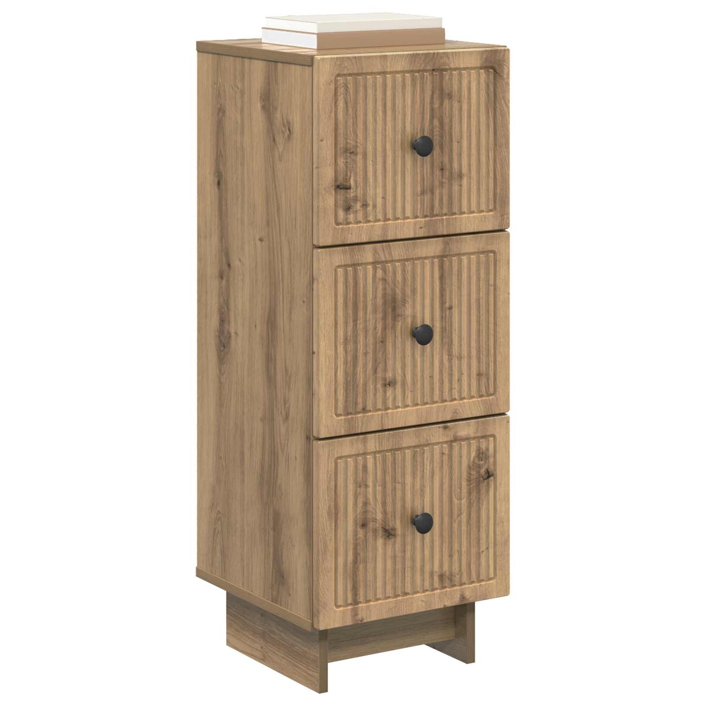Drawer Cabinet 33 x 34.5 x 90 cm Engineered Wood Artisan Oak