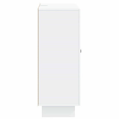 Sideboard with Drawer White 66 x 34.5 x 90 cm Engineered Wood