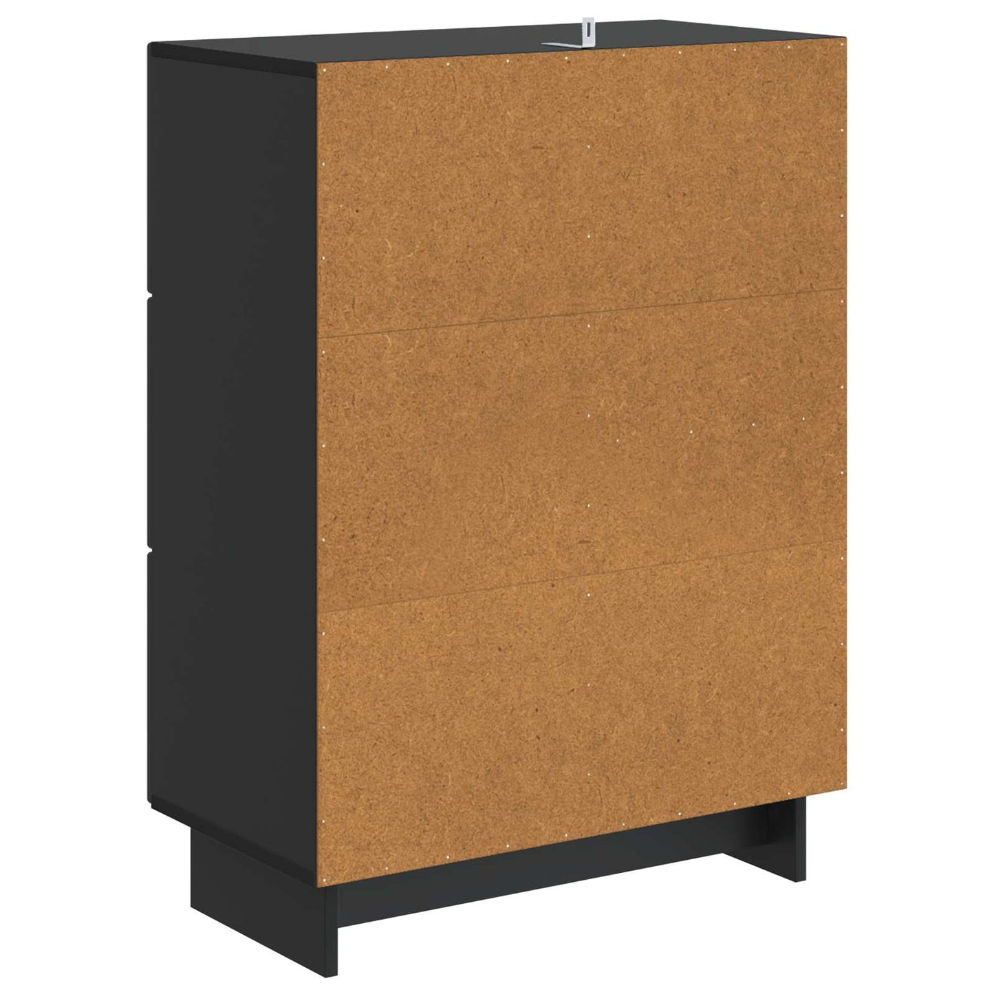 Sideboard with Drawer Black 66 x 34.5 x 90 cm Engineered Wood
