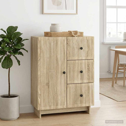 Sideboard Sonoma Oak 66 x 34.5 x 90 cm Engineered Wood