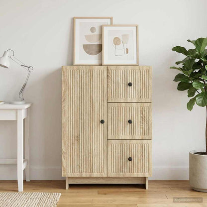 Sideboard Sonoma Oak 66 x 34.5 x 90 cm Engineered Wood