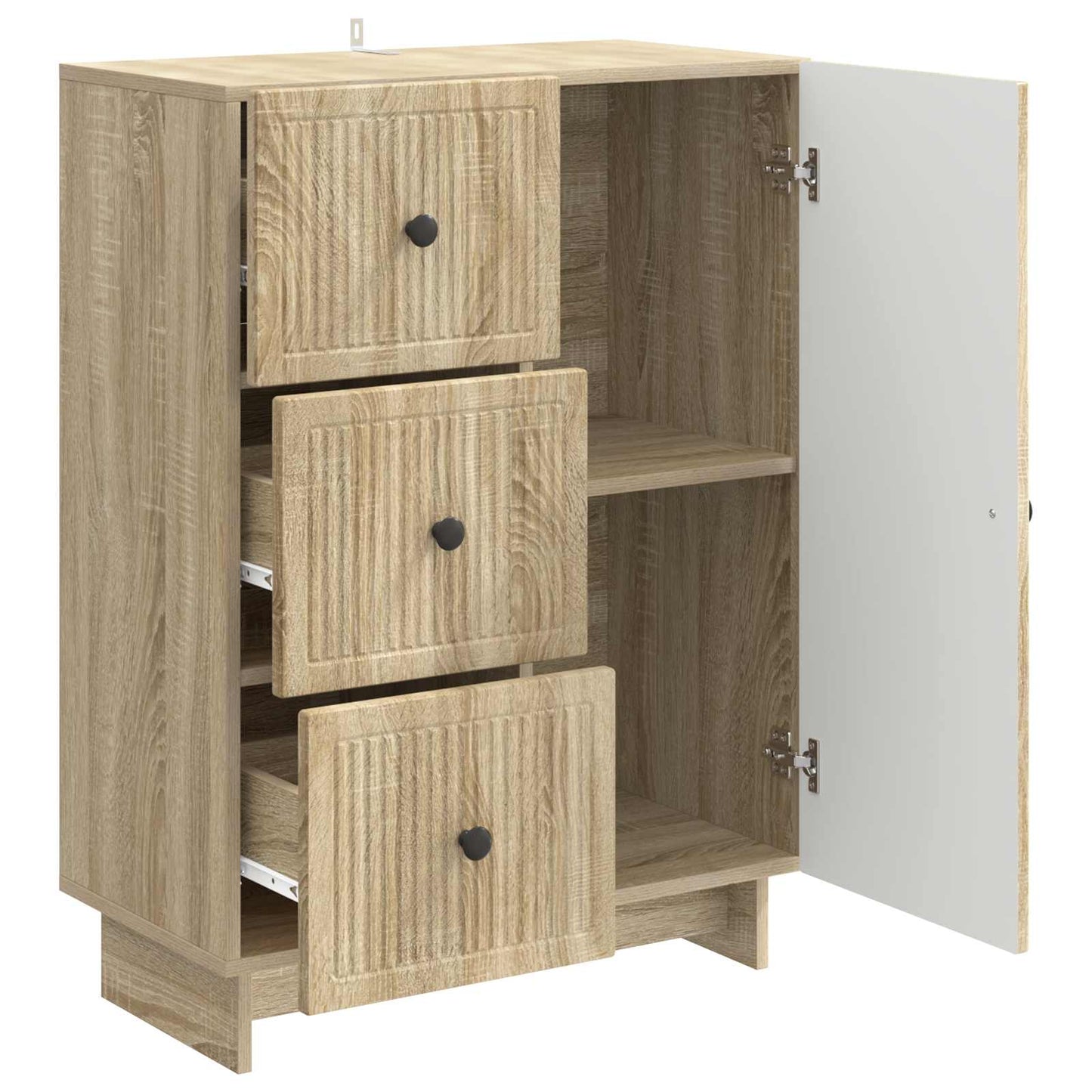 Sideboard Sonoma Oak 66 x 34.5 x 90 cm Engineered Wood