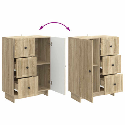 Sideboard Sonoma Oak 66 x 34.5 x 90 cm Engineered Wood