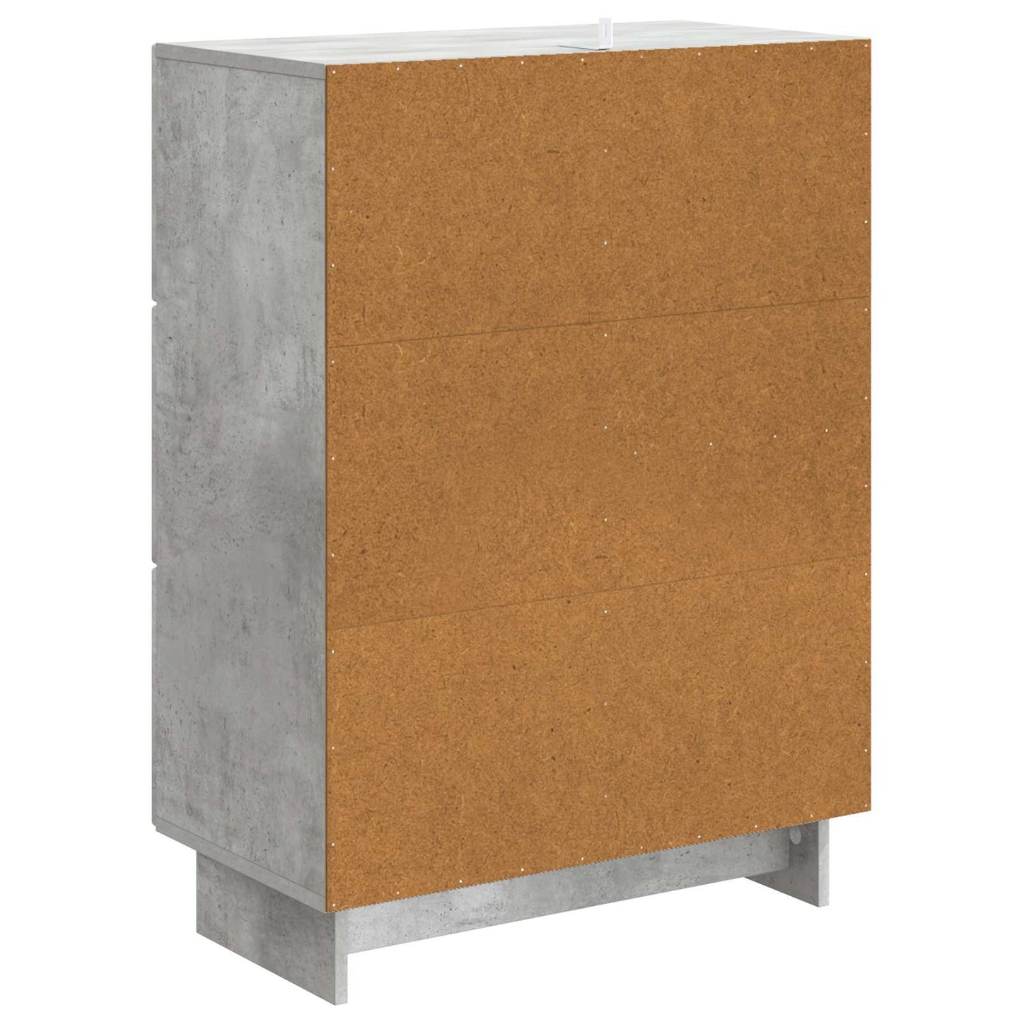 Sideboard Concrete Grey 66 x 34.5 x 90 cm Engineered Wood