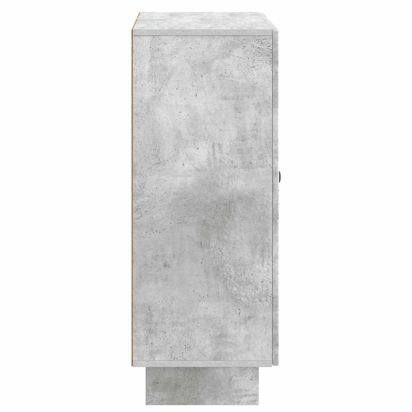 Sideboard Concrete Grey 66 x 34.5 x 90 cm Engineered Wood
