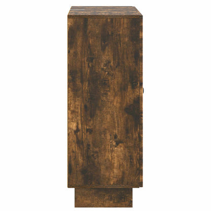 Sideboard Smoked Oak 66 x 34.5 x 90 cm Engineered Wood