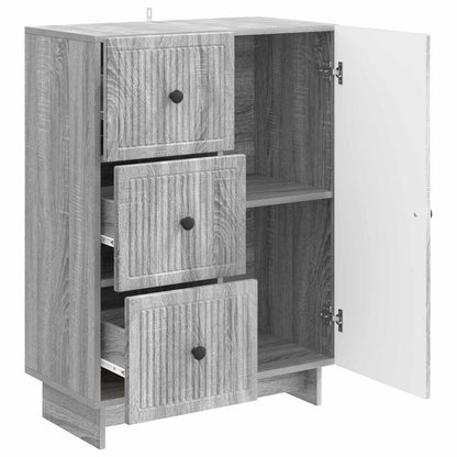 Sideboard Grey Sonoma 66 x 34.5 x 90 cm Engineered Wood