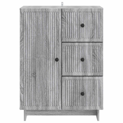 Sideboard Grey Sonoma 66 x 34.5 x 90 cm Engineered Wood