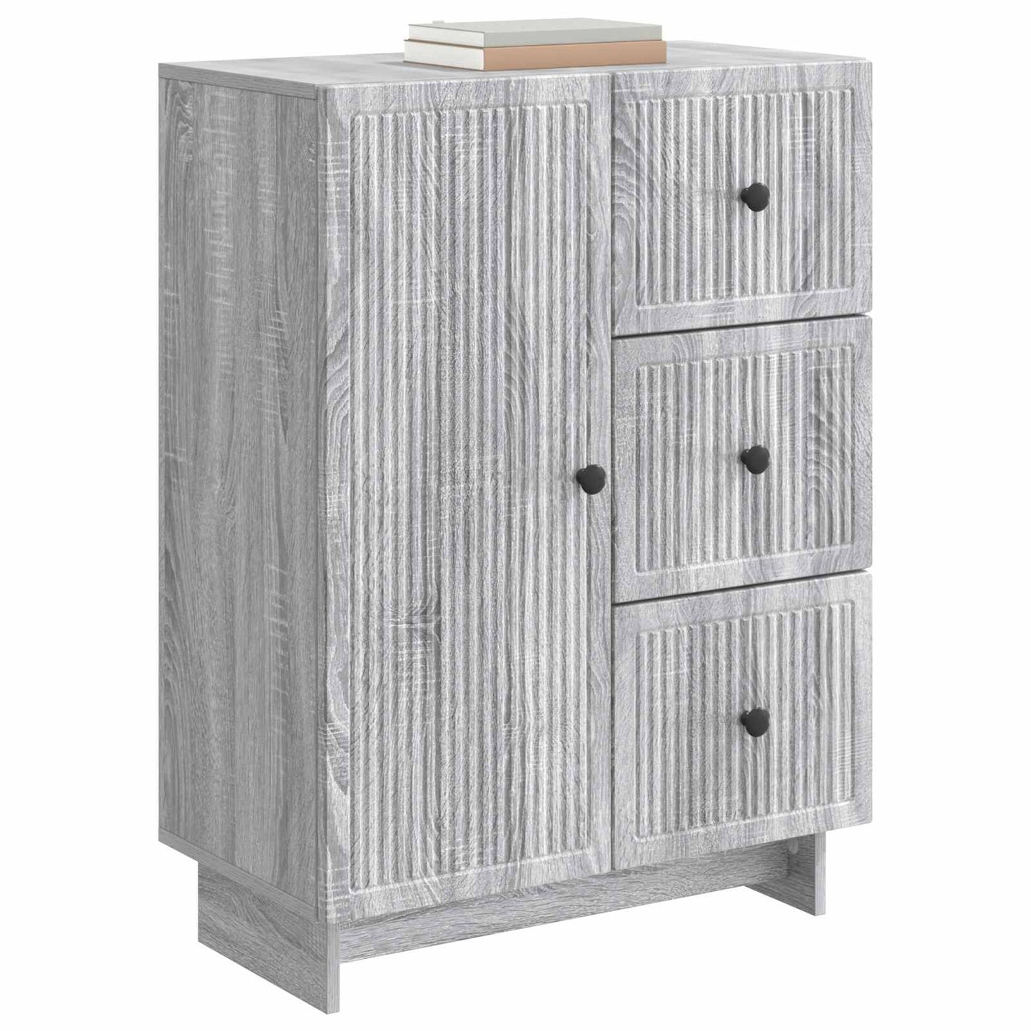 Sideboard Grey Sonoma 66 x 34.5 x 90 cm Engineered Wood