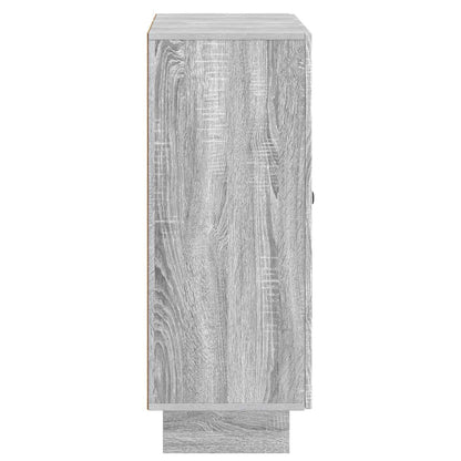 Sideboard Grey Sonoma 66 x 34.5 x 90 cm Engineered Wood