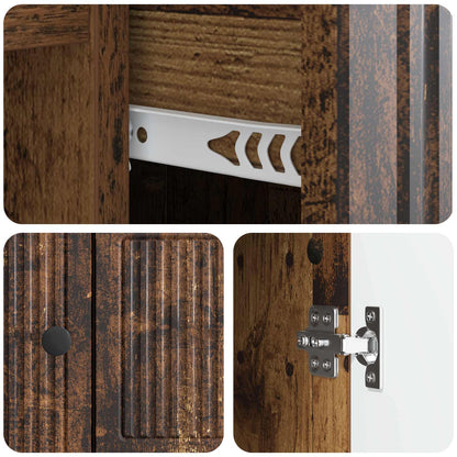 Sideboard Old Wood 66 x 34.5 x 90 cm Engineered Wood