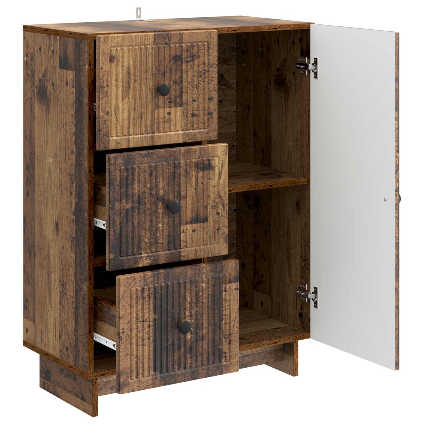 Sideboard Old Wood 66 x 34.5 x 90 cm Engineered Wood