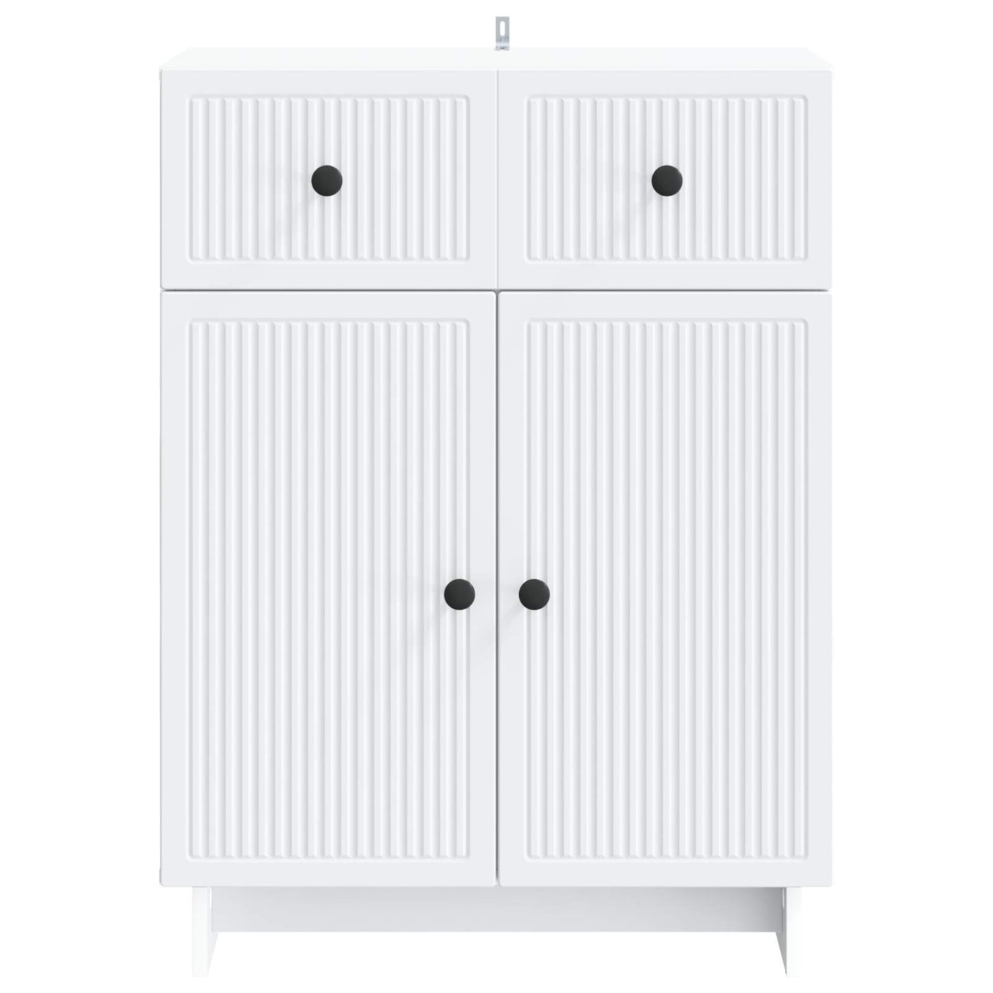 Sideboard with Drawer White 66 x 34.5 x 90 cm Engineered Wood