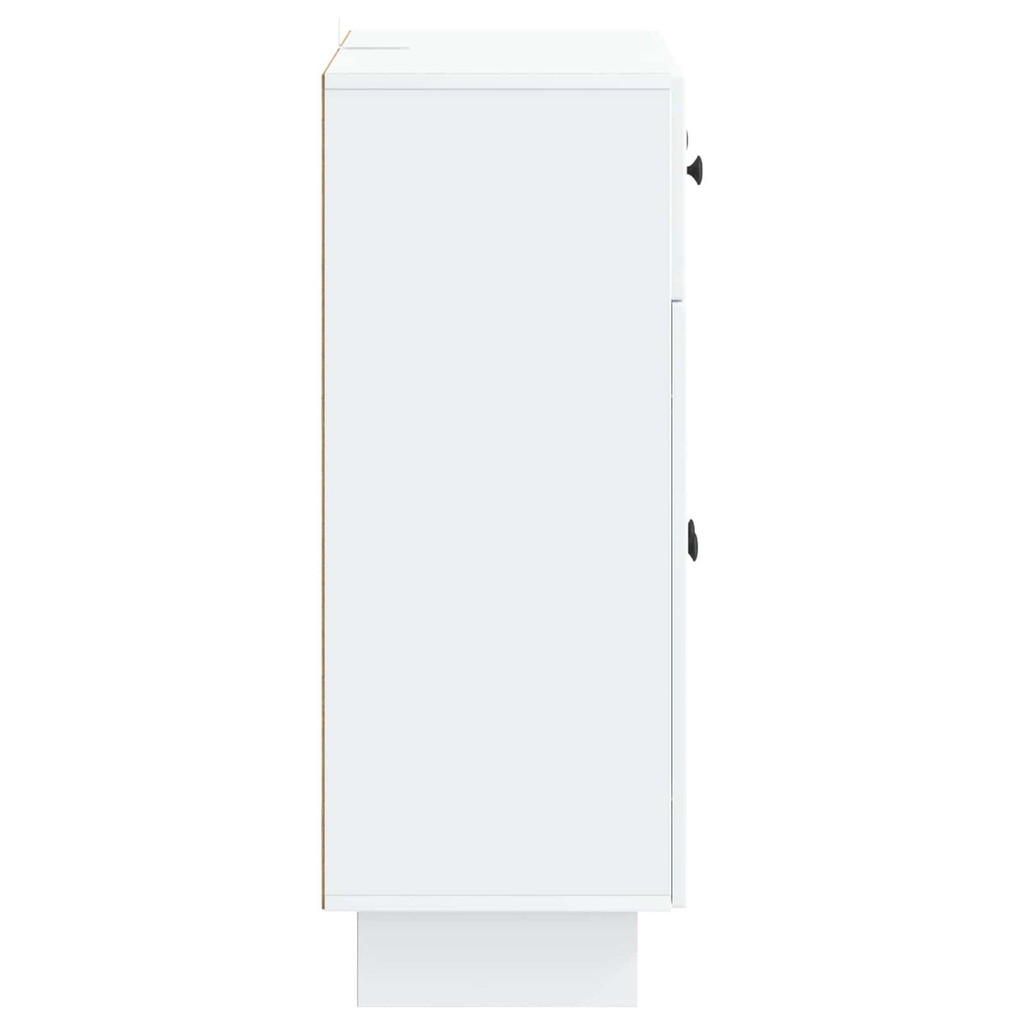 Sideboard with Drawer White 66 x 34.5 x 90 cm Engineered Wood