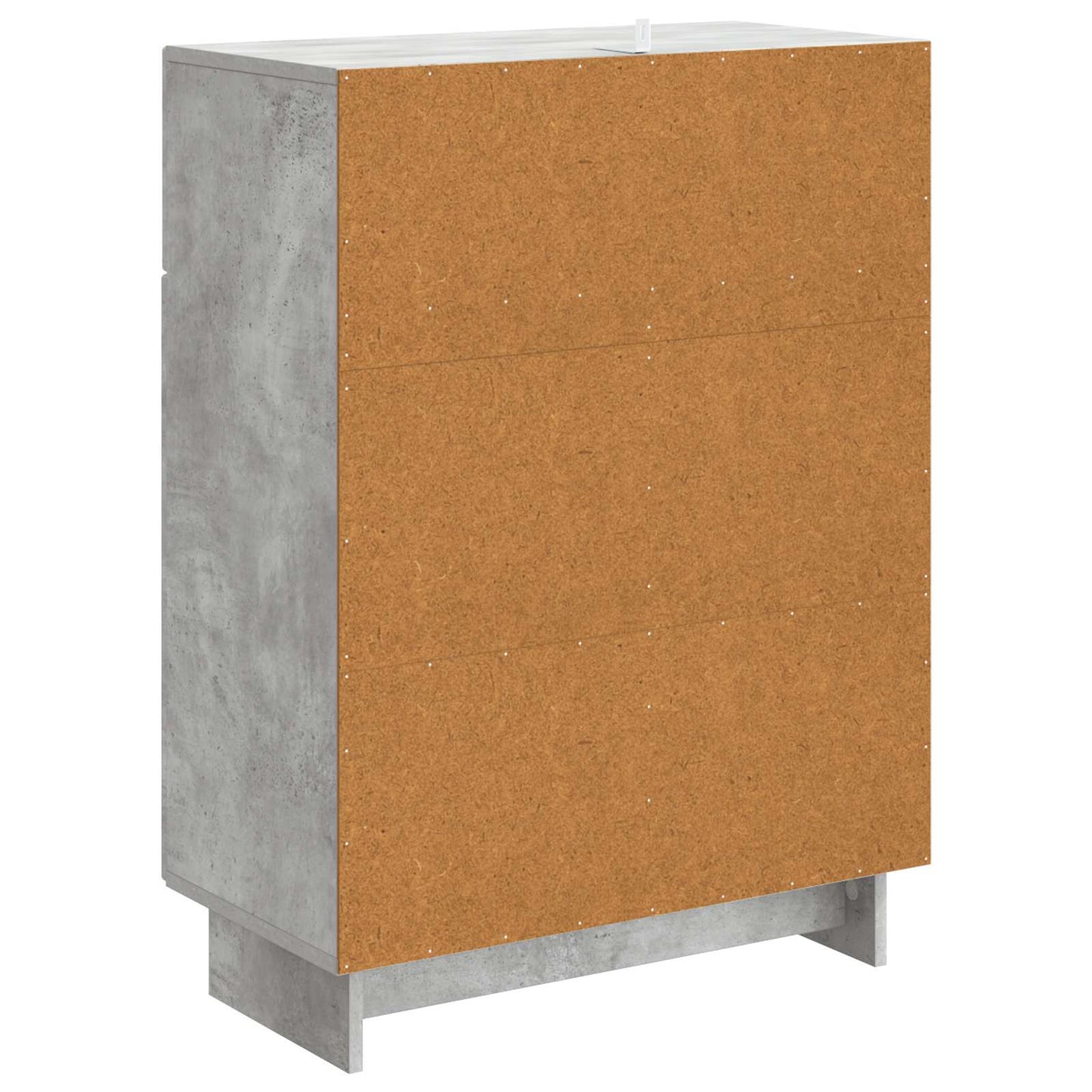 Sideboard Concrete Grey 66 x 34.5 x 90 cm Engineered Wood