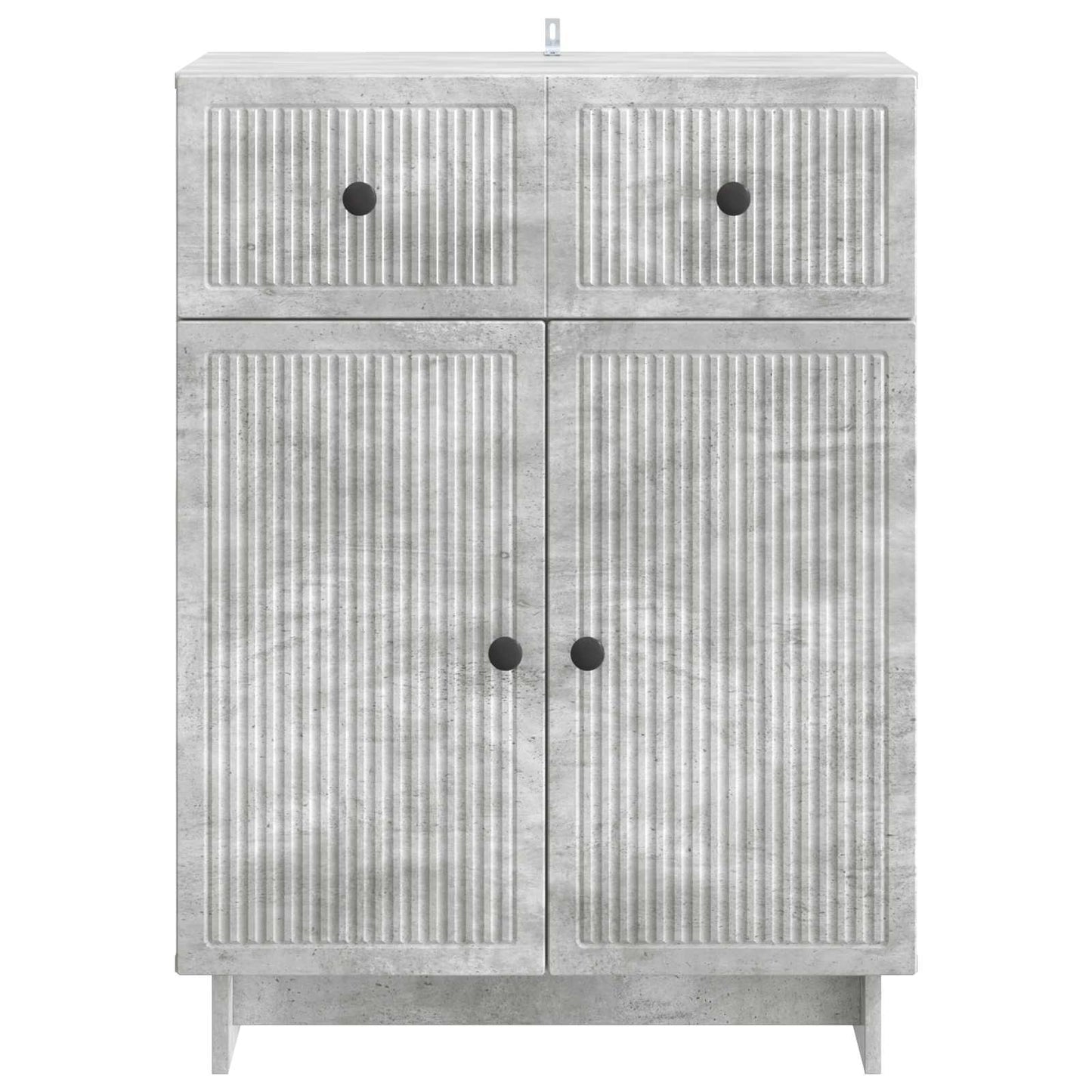 Sideboard Concrete Grey 66 x 34.5 x 90 cm Engineered Wood