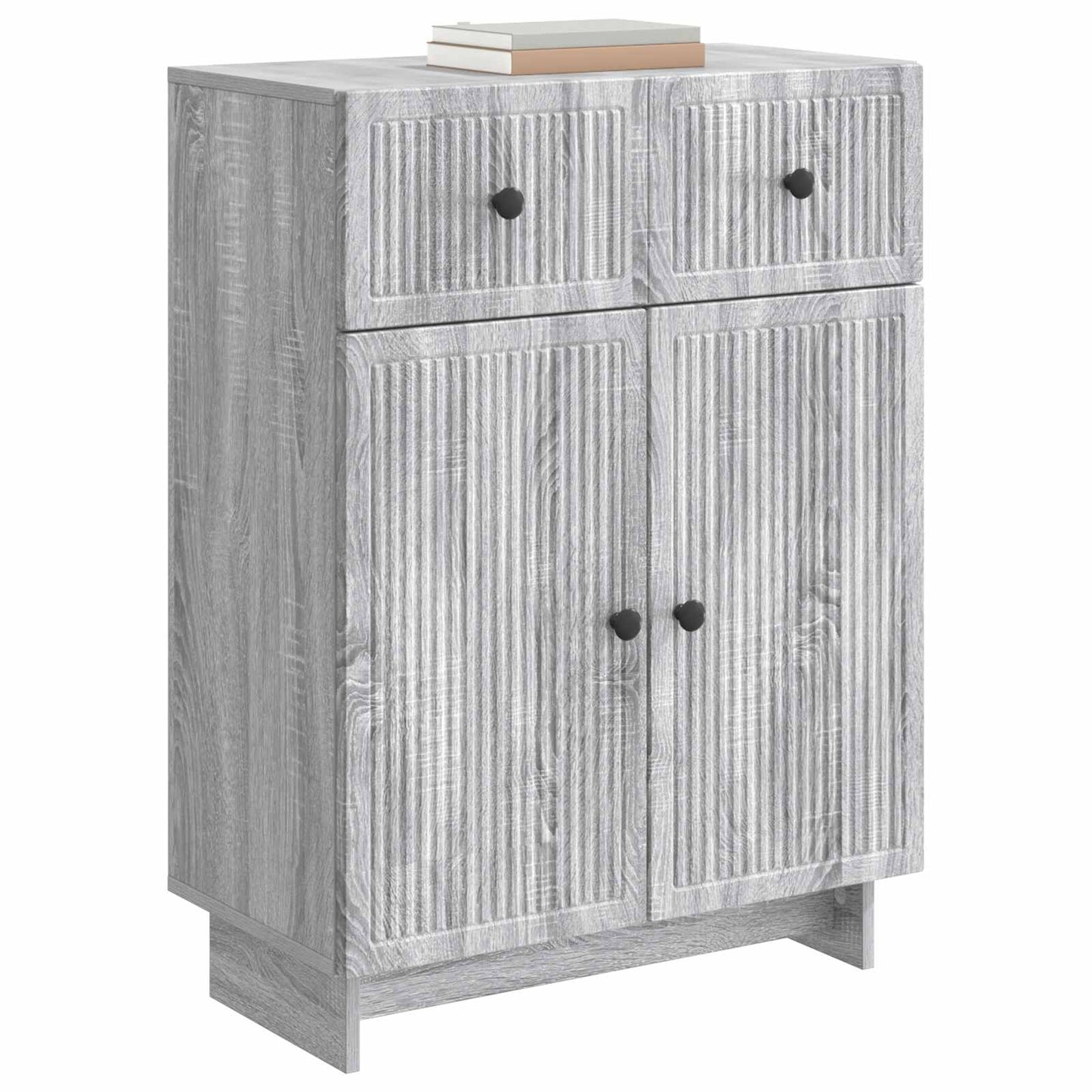 Sideboard Grey Sonoma 66 x 34.5 x 90 cm Engineered Wood