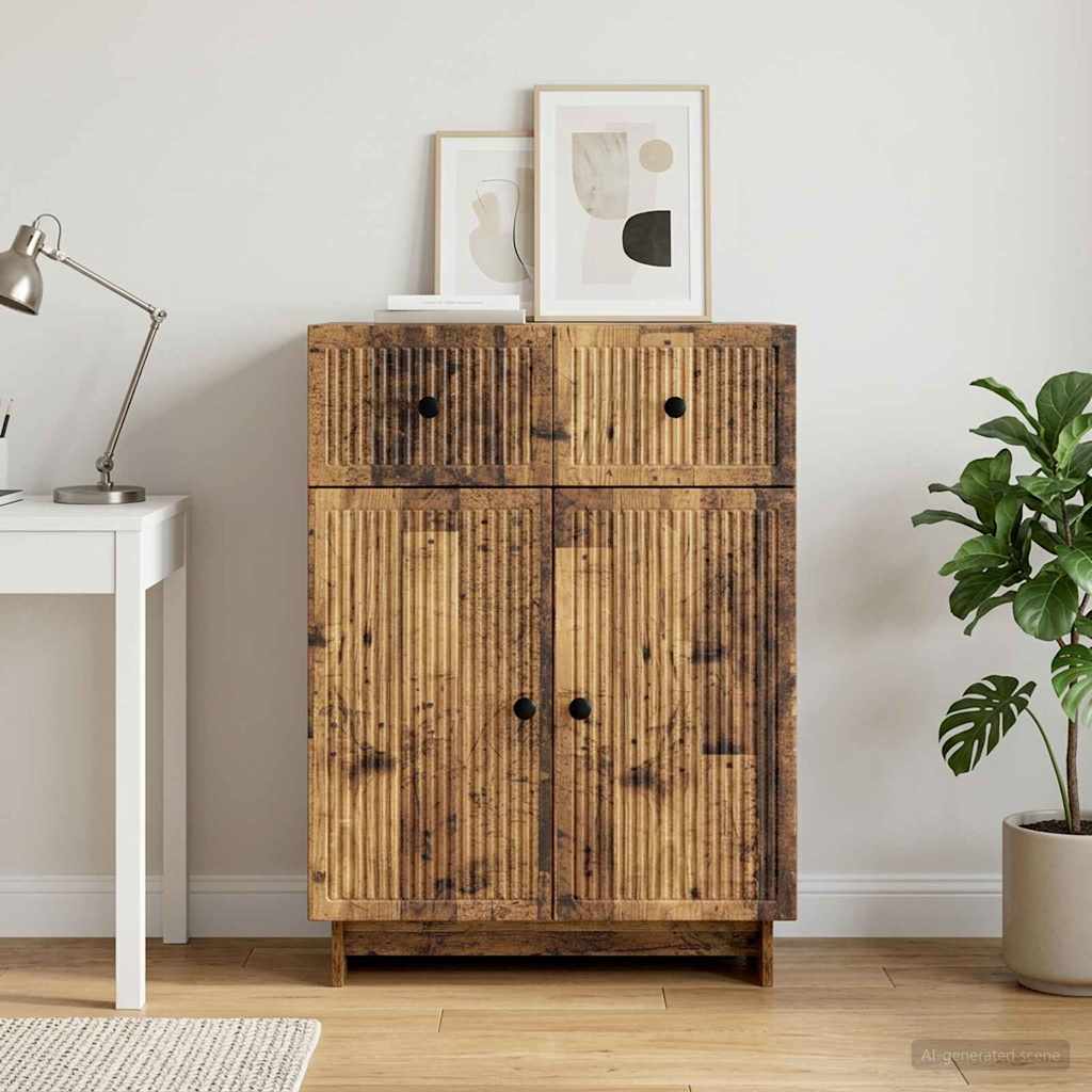 Sideboard Old Wood 66 x 34.5 x 90 cm Engineered Wood