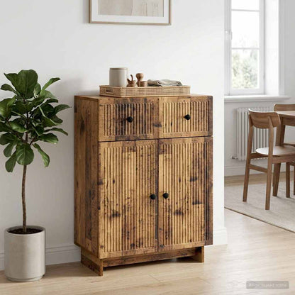 Sideboard Old Wood 66 x 34.5 x 90 cm Engineered Wood