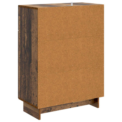 Sideboard Old Wood 66 x 34.5 x 90 cm Engineered Wood