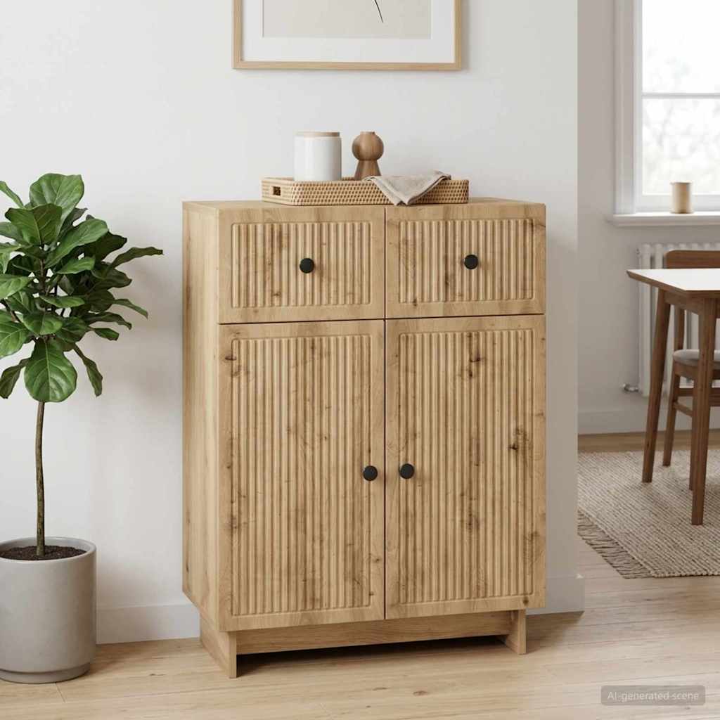 Sideboard Artisan Oak 66 x 34.5 x 90 cm Engineered Wood