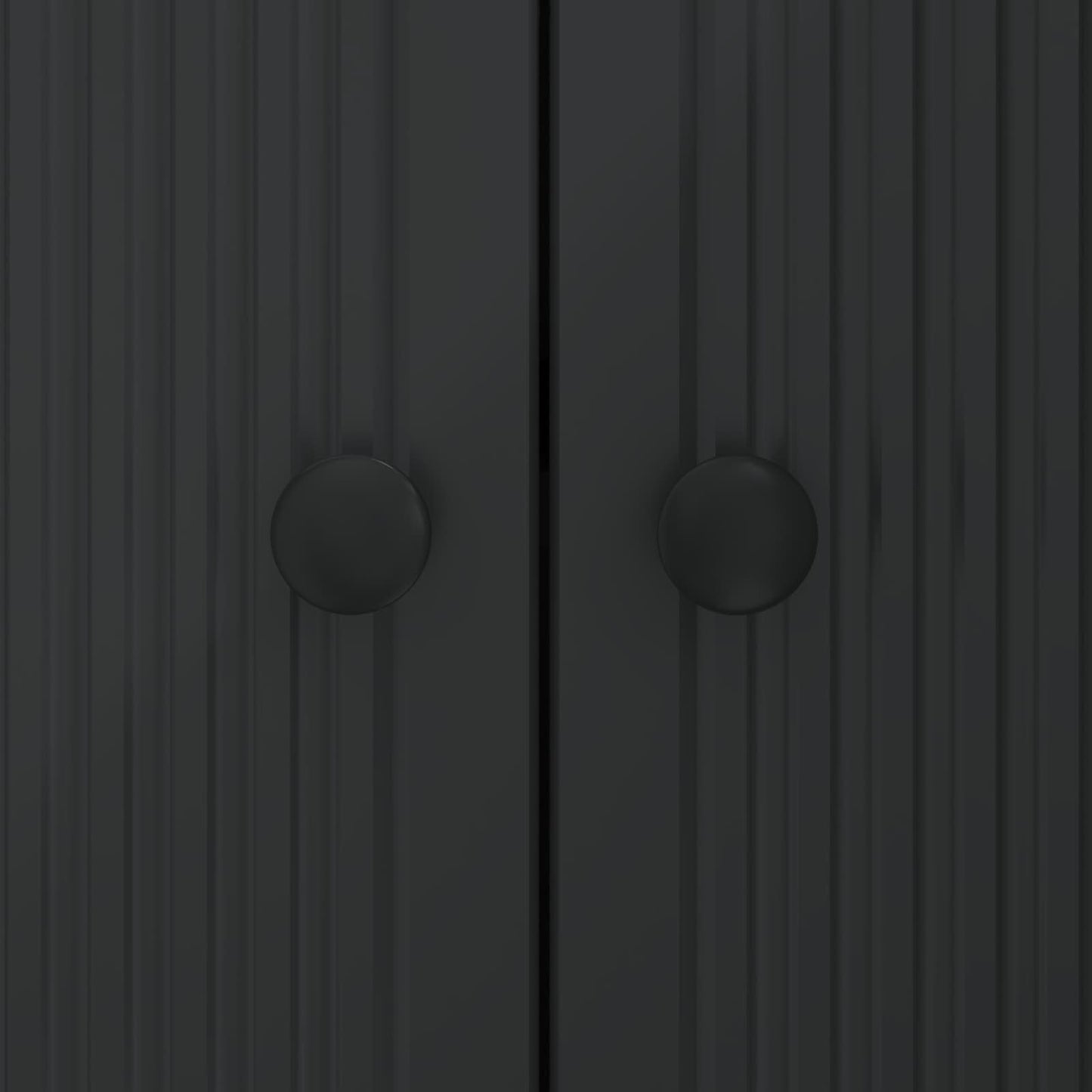Sideboard Black 89 x 34.5 x 80 cm Engineered Wood