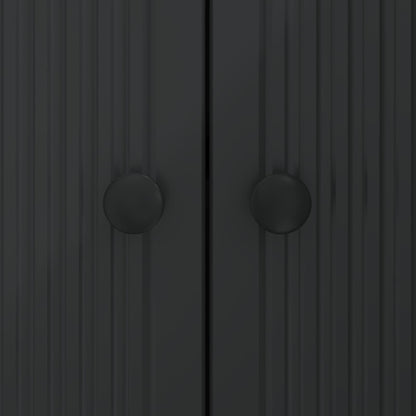 Sideboard Black 89 x 34.5 x 80 cm Engineered Wood