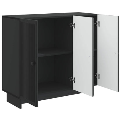 Sideboard Black 89 x 34.5 x 80 cm Engineered Wood