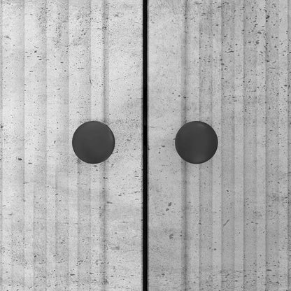 Sideboard Concrete Grey 89 x 34.5 x 80 cm Engineered Wood