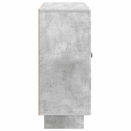 Sideboard Concrete Grey 89 x 34.5 x 80 cm Engineered Wood