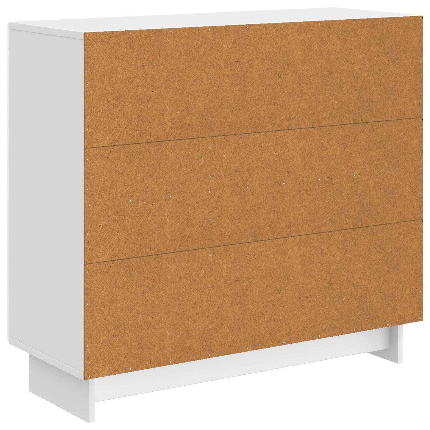 Sideboard High Gloss White 89 x 34.5 x 80 cm Engineered Wood