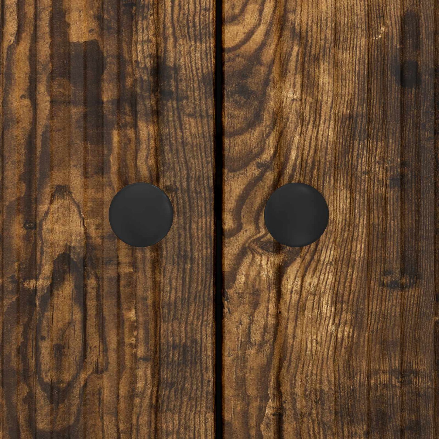 Sideboard Smoked Oak 89 x 34.5 x 80 cm Engineered Wood