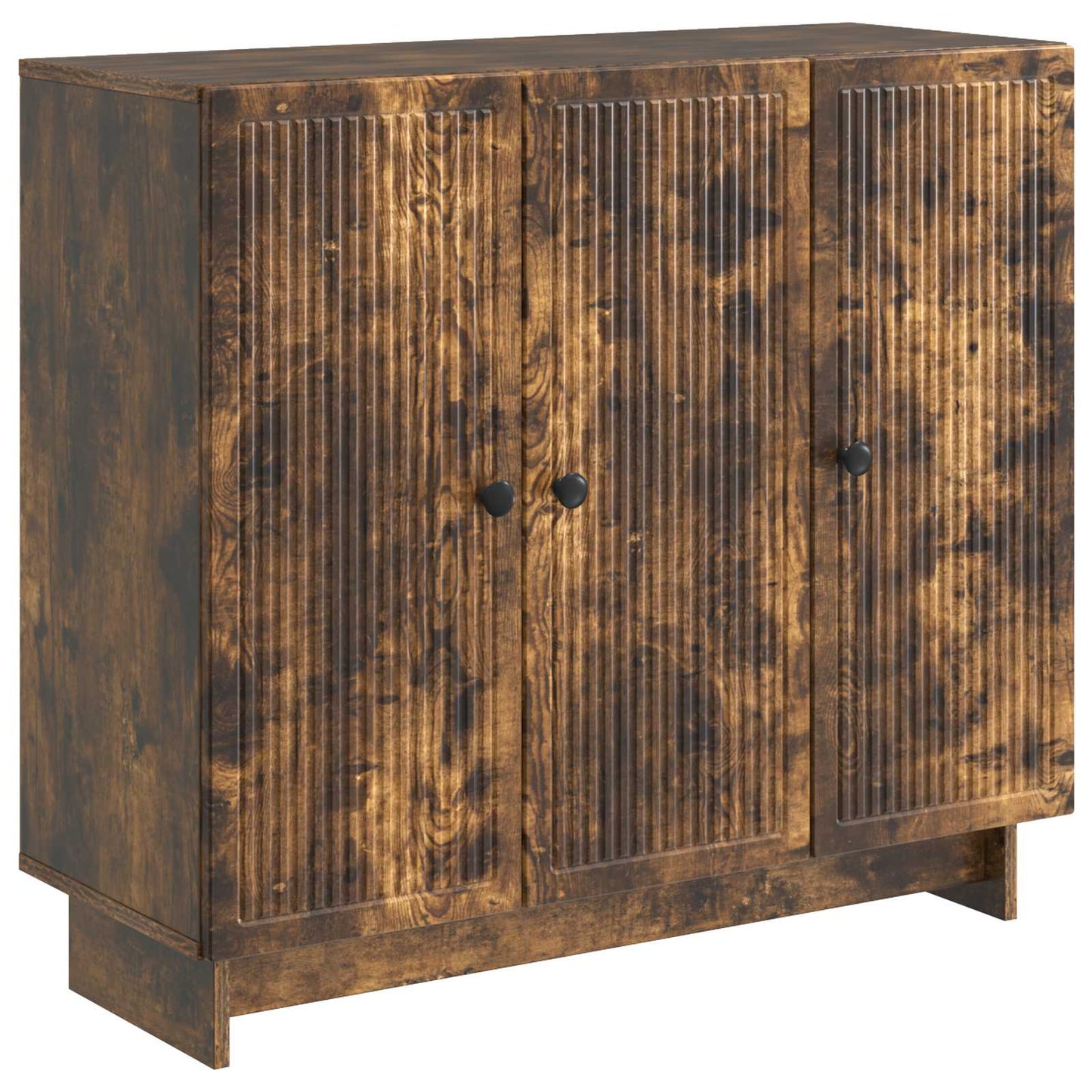 Sideboard Smoked Oak 89 x 34.5 x 80 cm Engineered Wood