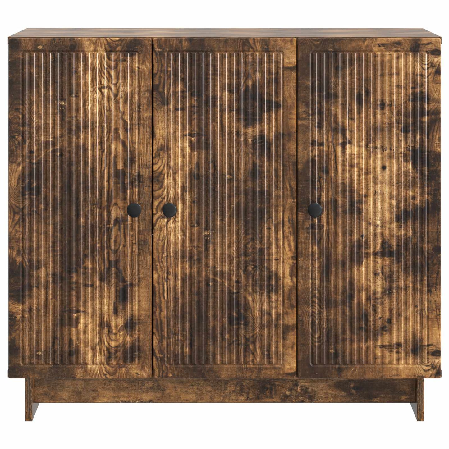 Sideboard Smoked Oak 89 x 34.5 x 80 cm Engineered Wood