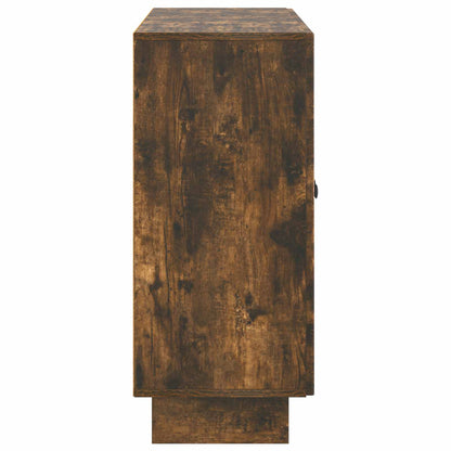 Sideboard Smoked Oak 89 x 34.5 x 80 cm Engineered Wood