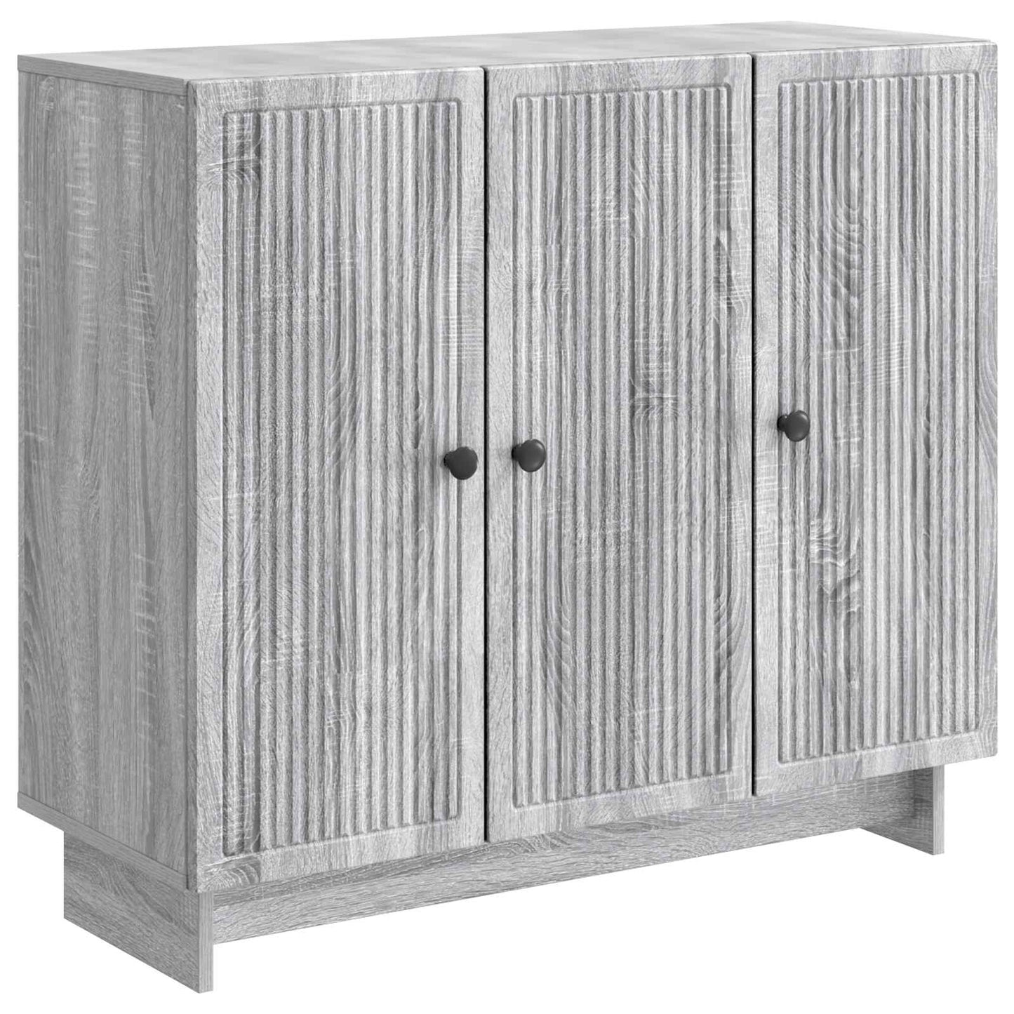Sideboard Grey Sonoma 89 x 34.5 x 80 cm Engineered Wood
