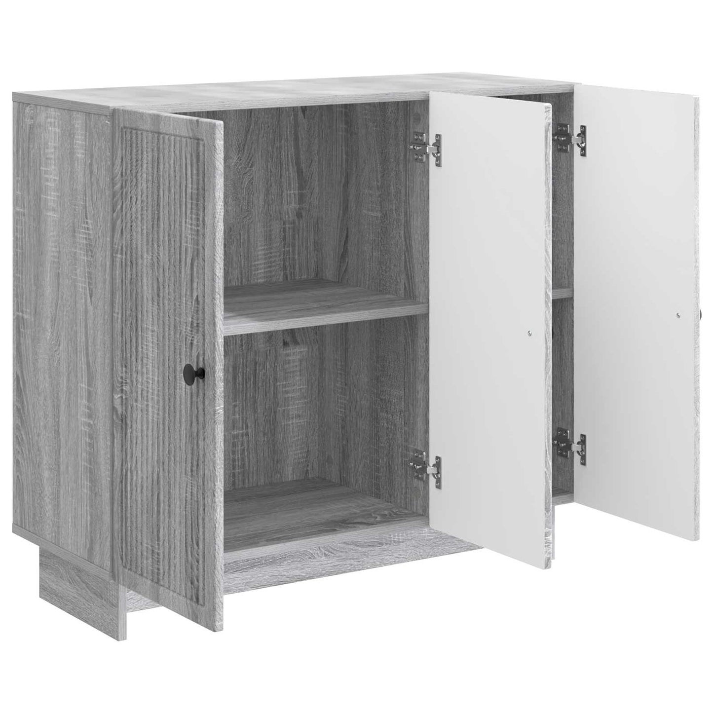Sideboard Grey Sonoma 89 x 34.5 x 80 cm Engineered Wood