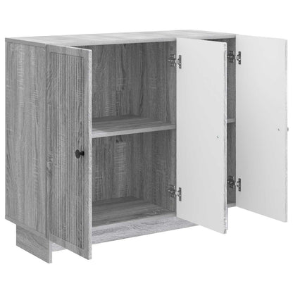Sideboard Grey Sonoma 89 x 34.5 x 80 cm Engineered Wood