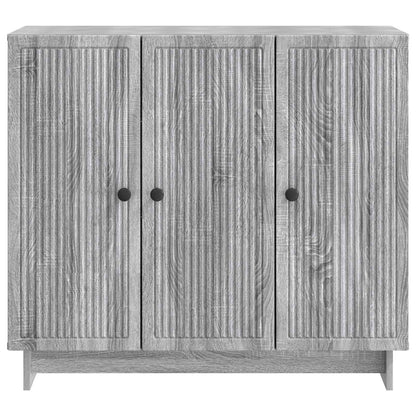 Sideboard Grey Sonoma 89 x 34.5 x 80 cm Engineered Wood