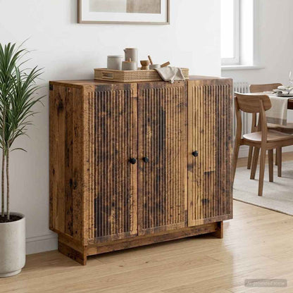 Sideboard Old Wood 89 x 34.5 x 80 cm Engineered Wood
