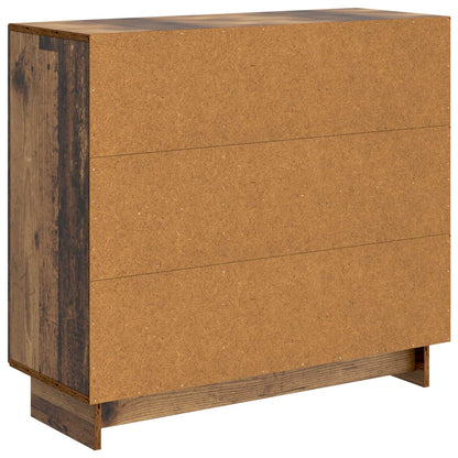 Sideboard Old Wood 89 x 34.5 x 80 cm Engineered Wood