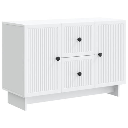 Sideboard with Drawer White 89 x 34.5 x 60 cm Engineered Wood