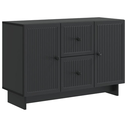 Sideboard with Drawer Black 89 x 34.5 x 60 cm Engineered Wood