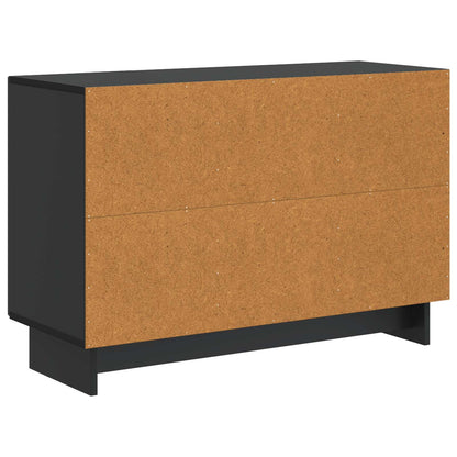 Sideboard with Drawer Black 89 x 34.5 x 60 cm Engineered Wood
