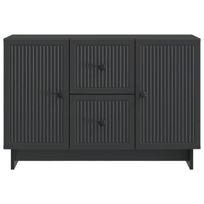 Sideboard with Drawer Black 89 x 34.5 x 60 cm Engineered Wood