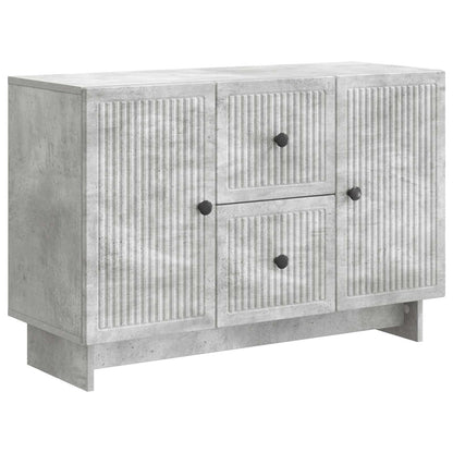 Sideboard Concrete Grey 89 x 34.5 x 60 cm Engineered Wood