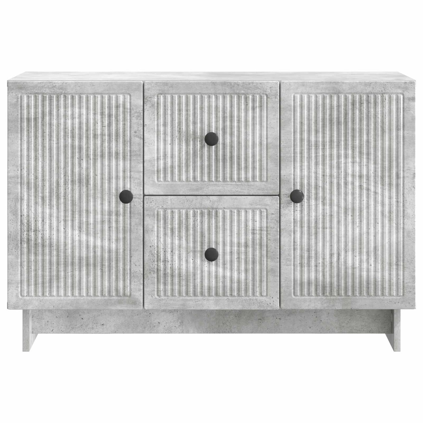 Sideboard Concrete Grey 89 x 34.5 x 60 cm Engineered Wood