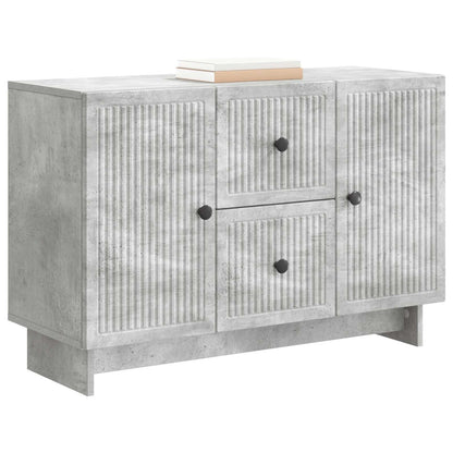 Sideboard Concrete Grey 89 x 34.5 x 60 cm Engineered Wood