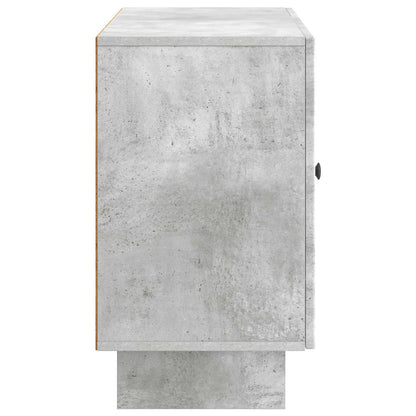 Sideboard Concrete Grey 89 x 34.5 x 60 cm Engineered Wood
