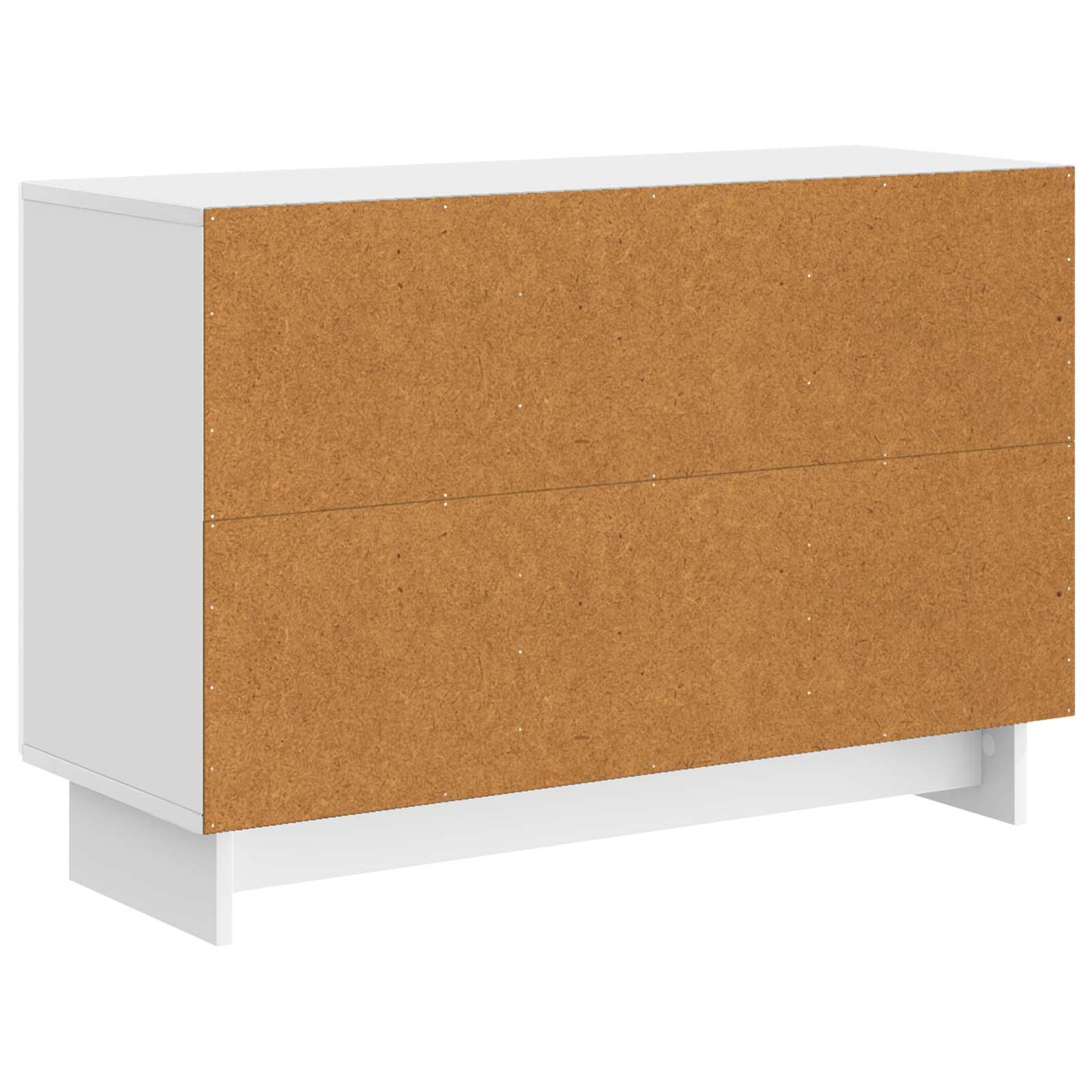 Sideboard High Gloss White 89 x 34.5 x 60 cm Engineered Wood
